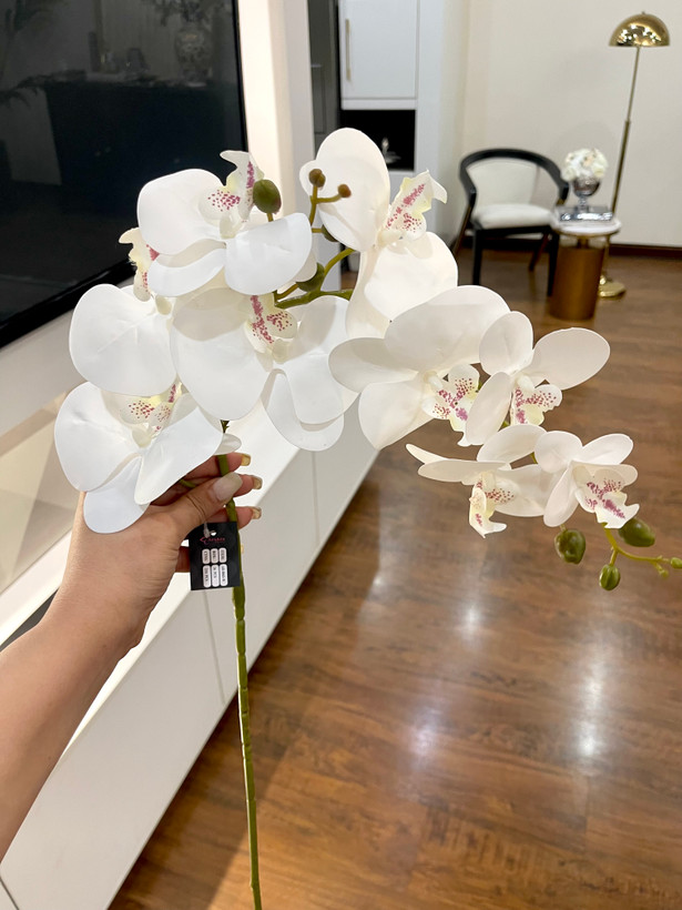 گل مصنوعی ارکیده لمسی چرمی وارداتی