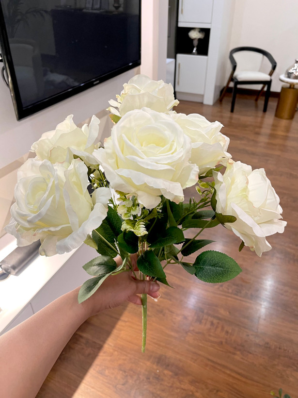 گل مصنوعی رز مینیاتوری درشت وارداتی